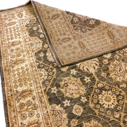 Chobi-Cypress 12' Runner grn/gold