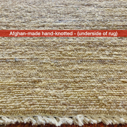 Contemporary Block Gabbeh (7'10"x10'02") multicolor/camel