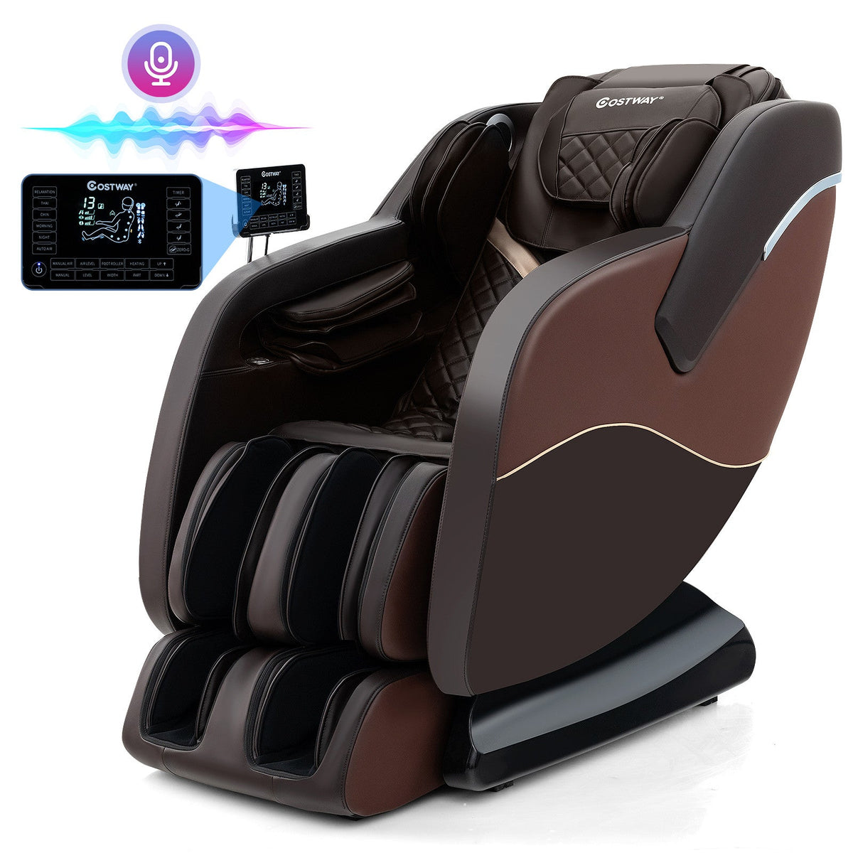 Relaxation 38 - Full Body Massage Chair with Airbags and Heater