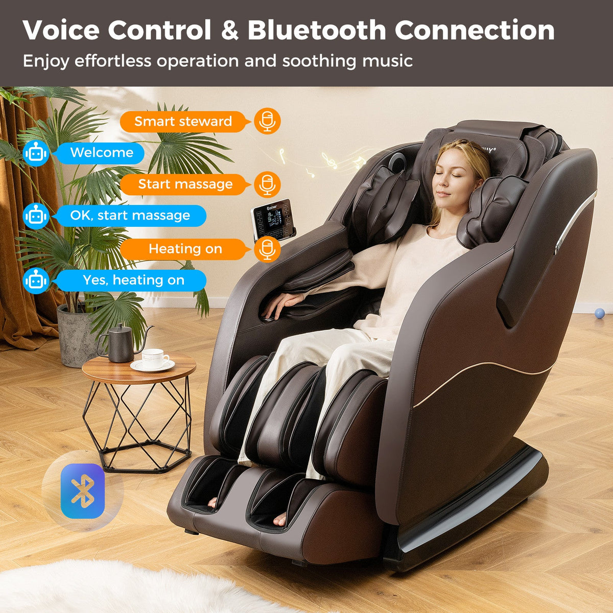 Relaxation 38 - Full Body Massage Chair with Airbags and Heater
