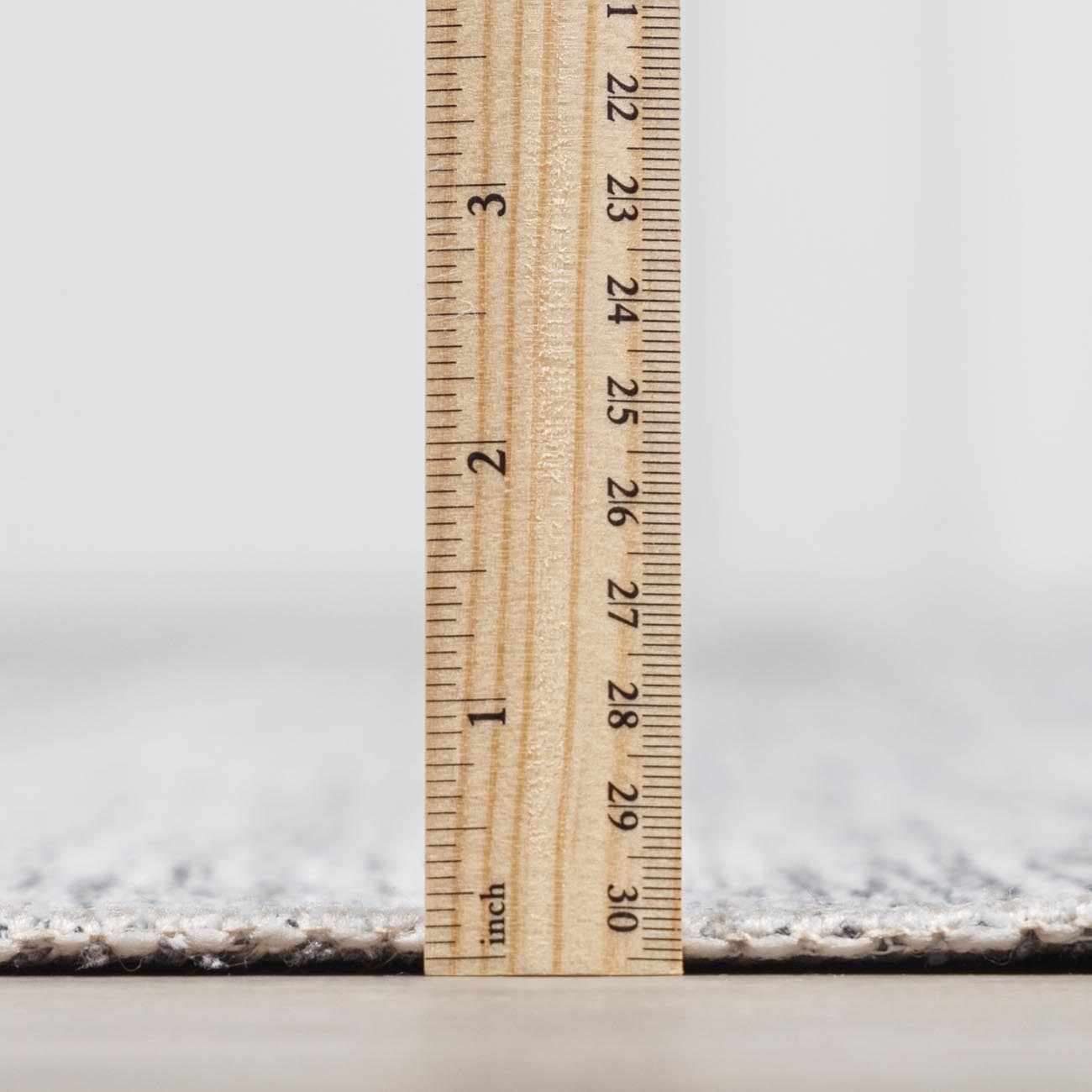 Barny Gray Blue Washable Rug