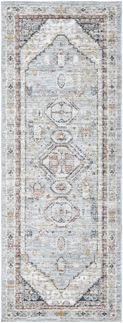 Kouta Gray Blue Area Rug