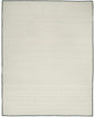 Ayumu Off White Hand Woven Wool Area Rug