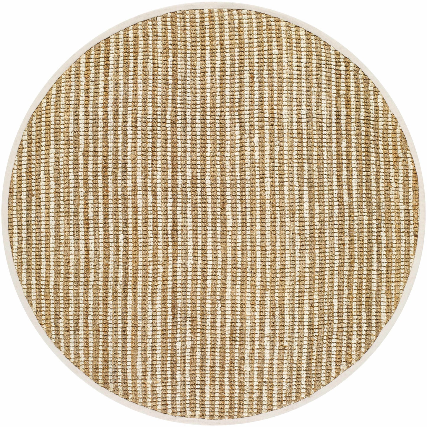 Ambel Tan&Brown Jute Rug