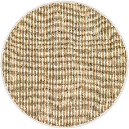 Ambel Tan&Brown Jute Rug