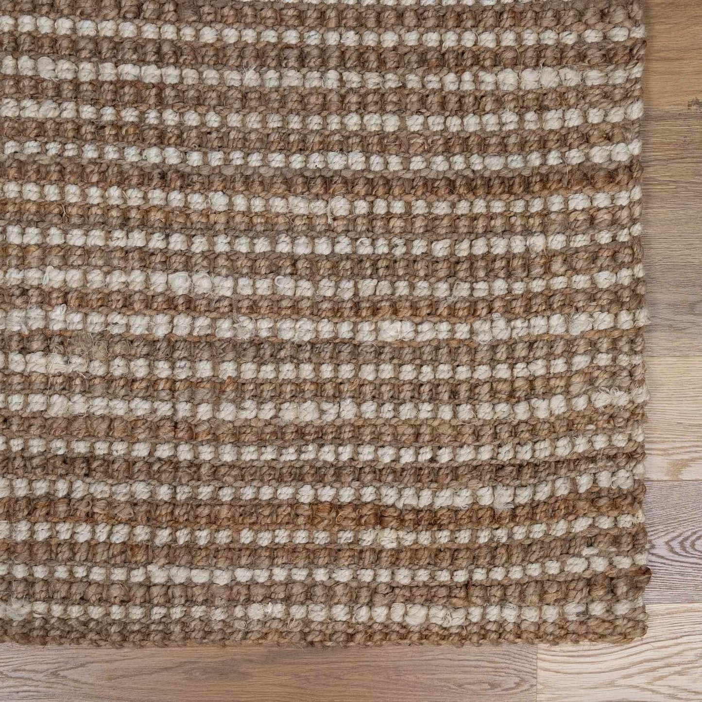 Ambel Tan&Brown Jute Rug