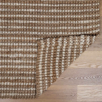 Ambel Tan&Brown Jute Rug