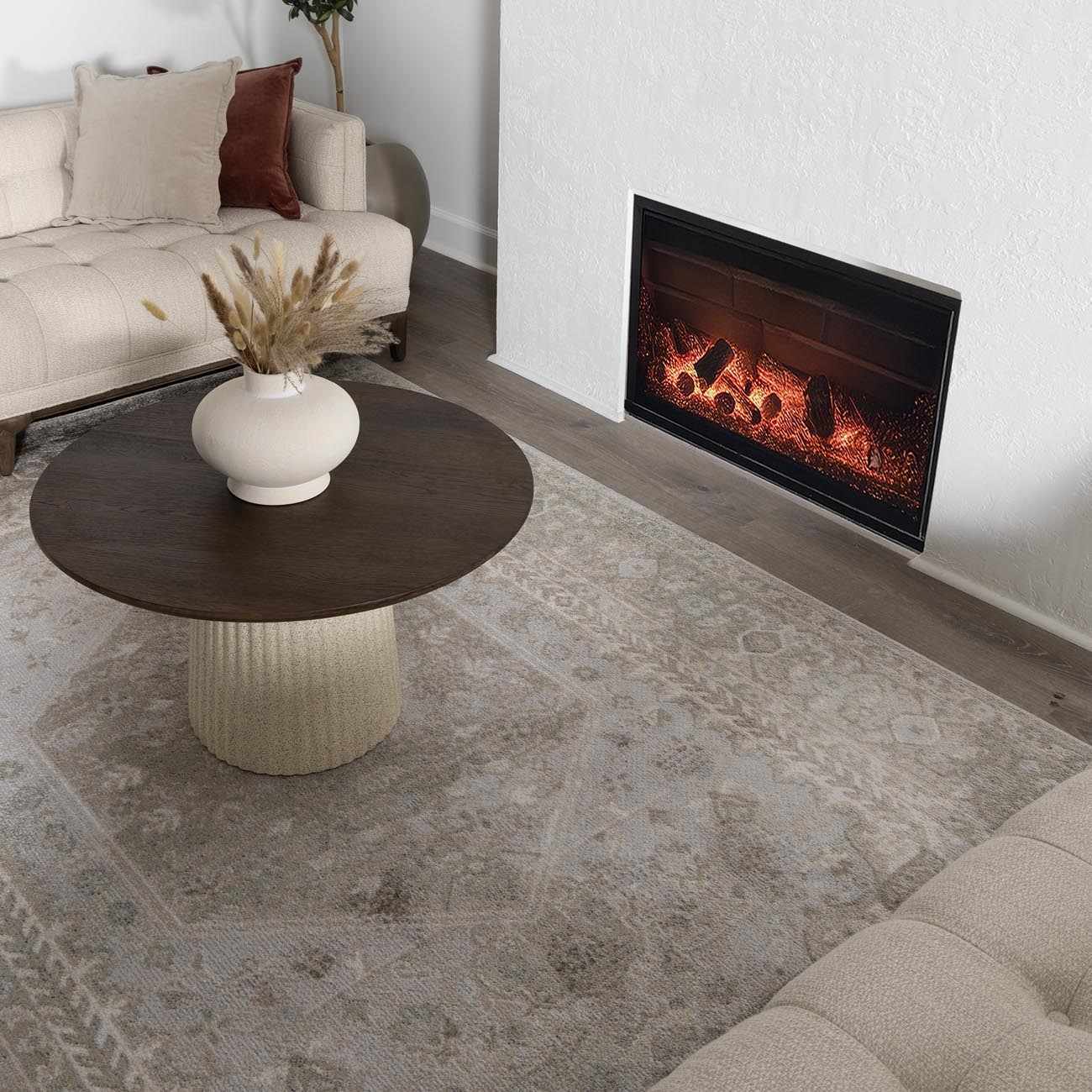 Gael Flat Pile Washable Rug