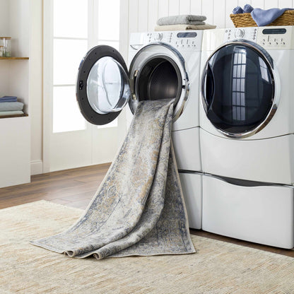 Hera Olive Flat Pile Washable Rug