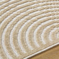 Deron Beige Washable Area Rug