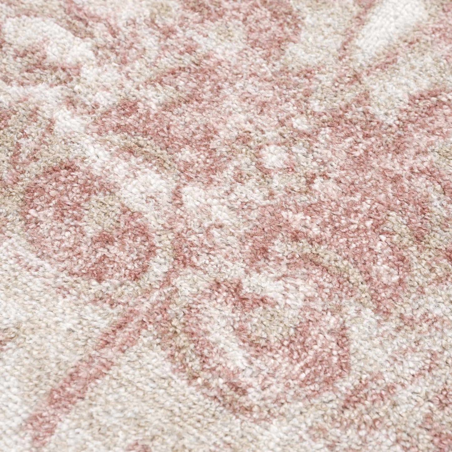 Snead Pink Floral Rug
