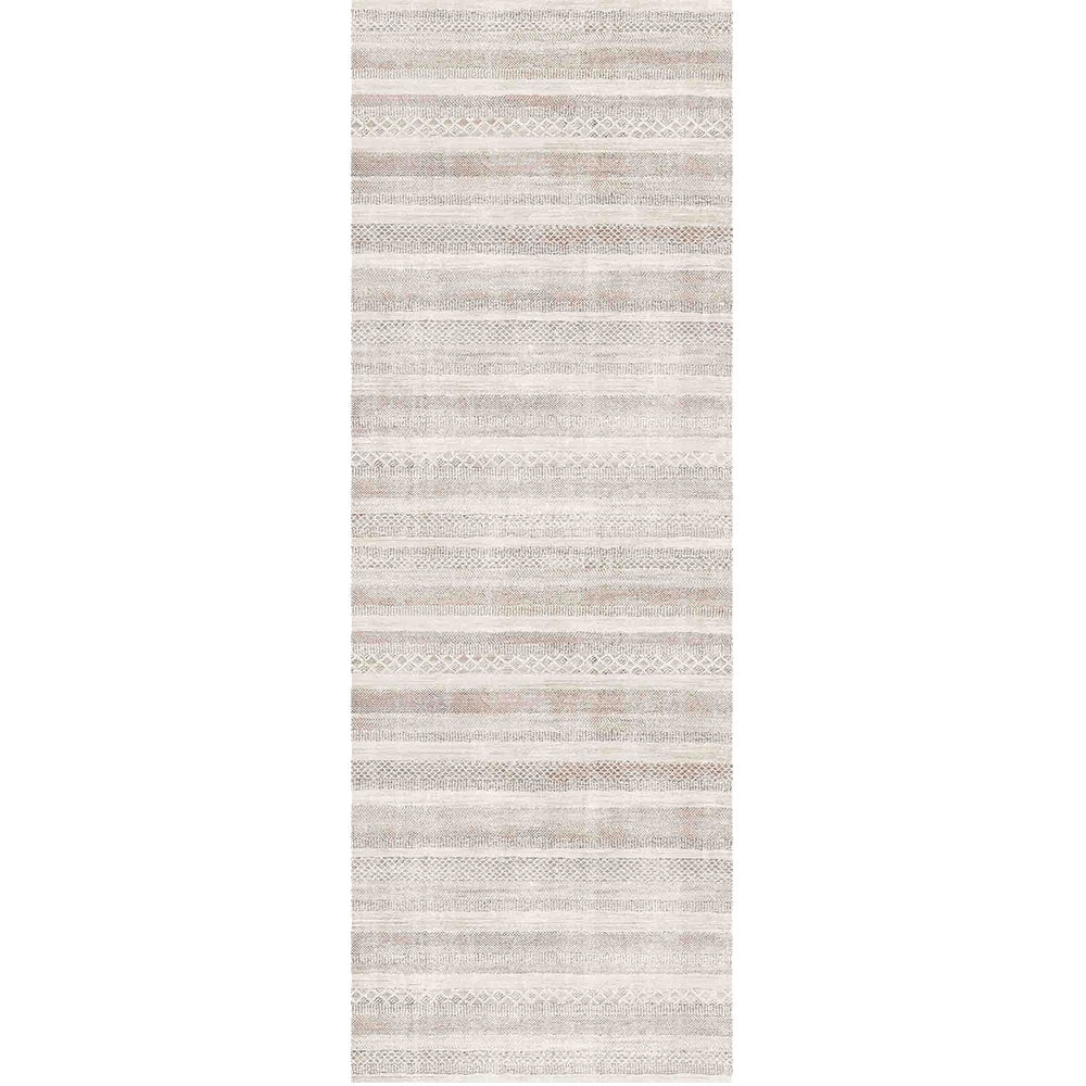 Mojave Lines Desert in Beige : Runner Rug