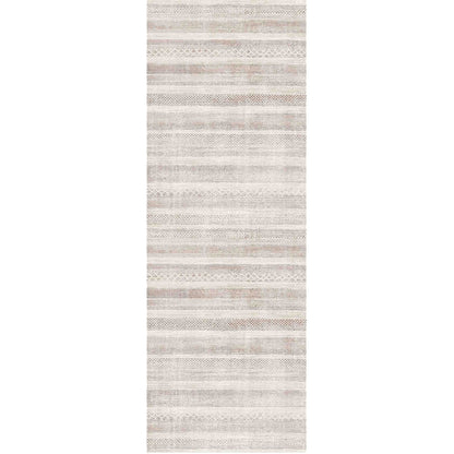 Mojave Lines Desert in Beige : Runner Rug