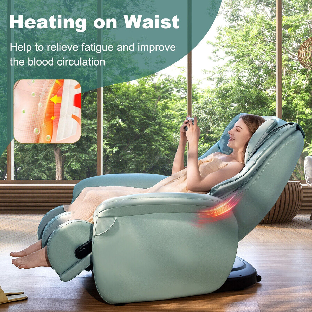Soothe 26 - Full Body Zero Gravity Massage Chair with Pillow