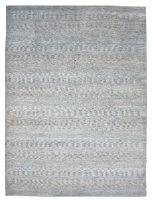 Durva/Grass Design (9'01"x12'02") lt.blue/gray