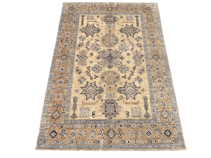 Antique-Washed Super Kazak 5x7 ivo/pch