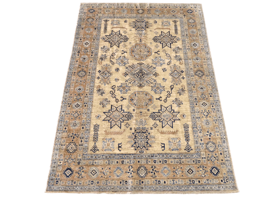 Antique-Washed Super Kazak 5x7 ivo/pch