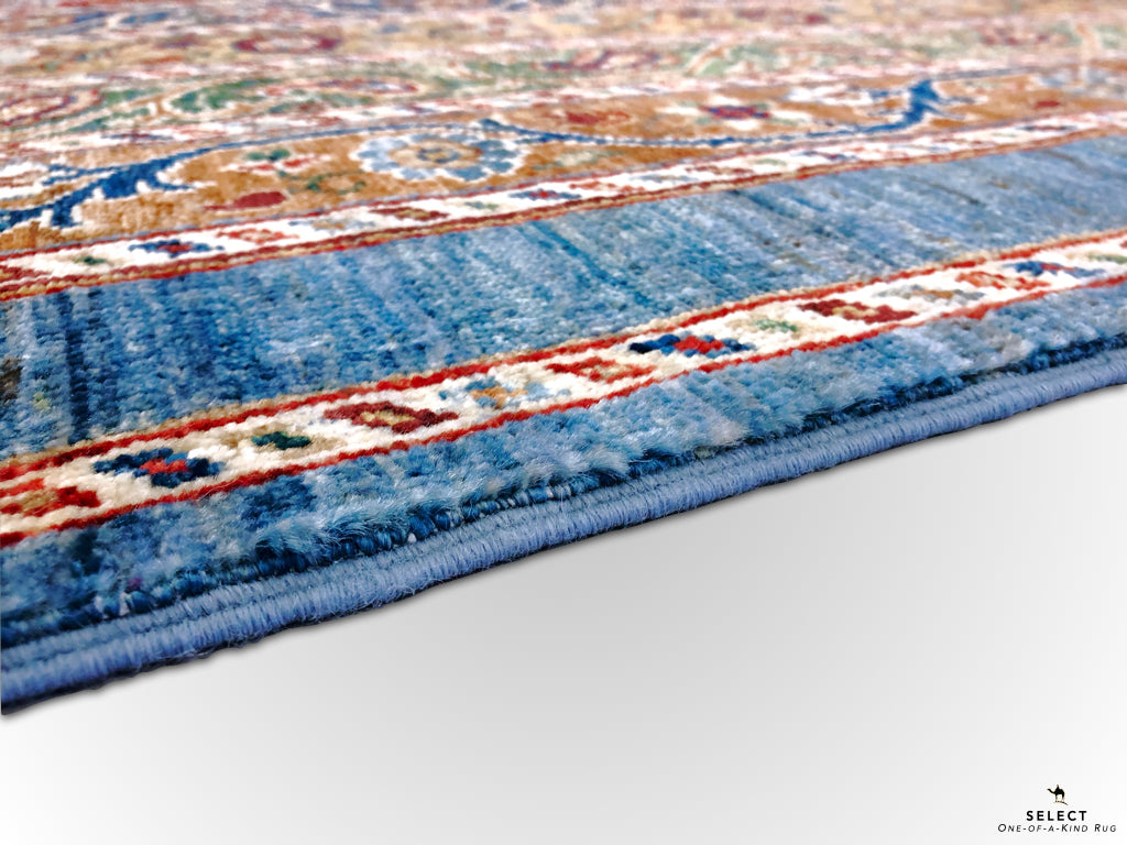 Turkish Shawl mt/blue 11' Runner
