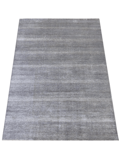 Durva - Grass Design (9'11"x14'00") gray/silver