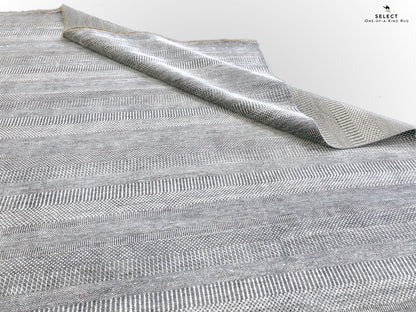 Durva - Grass Design (9'11"x14'00") gray/silver