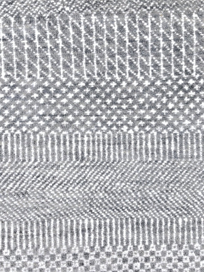 Durva - Grass Design (9'11"x14'00") gray/silver