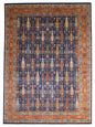 Afghan-Made Serapi (10'00"x13'10") navy/rust