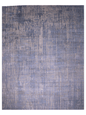 Carved, Contemporary Tibetan-Style 12x15 (blue/gray)