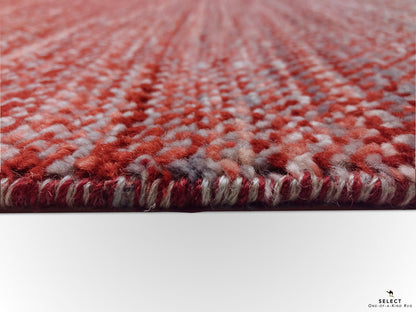 Durva/Grass Design (9'01"x11'06") red/gray