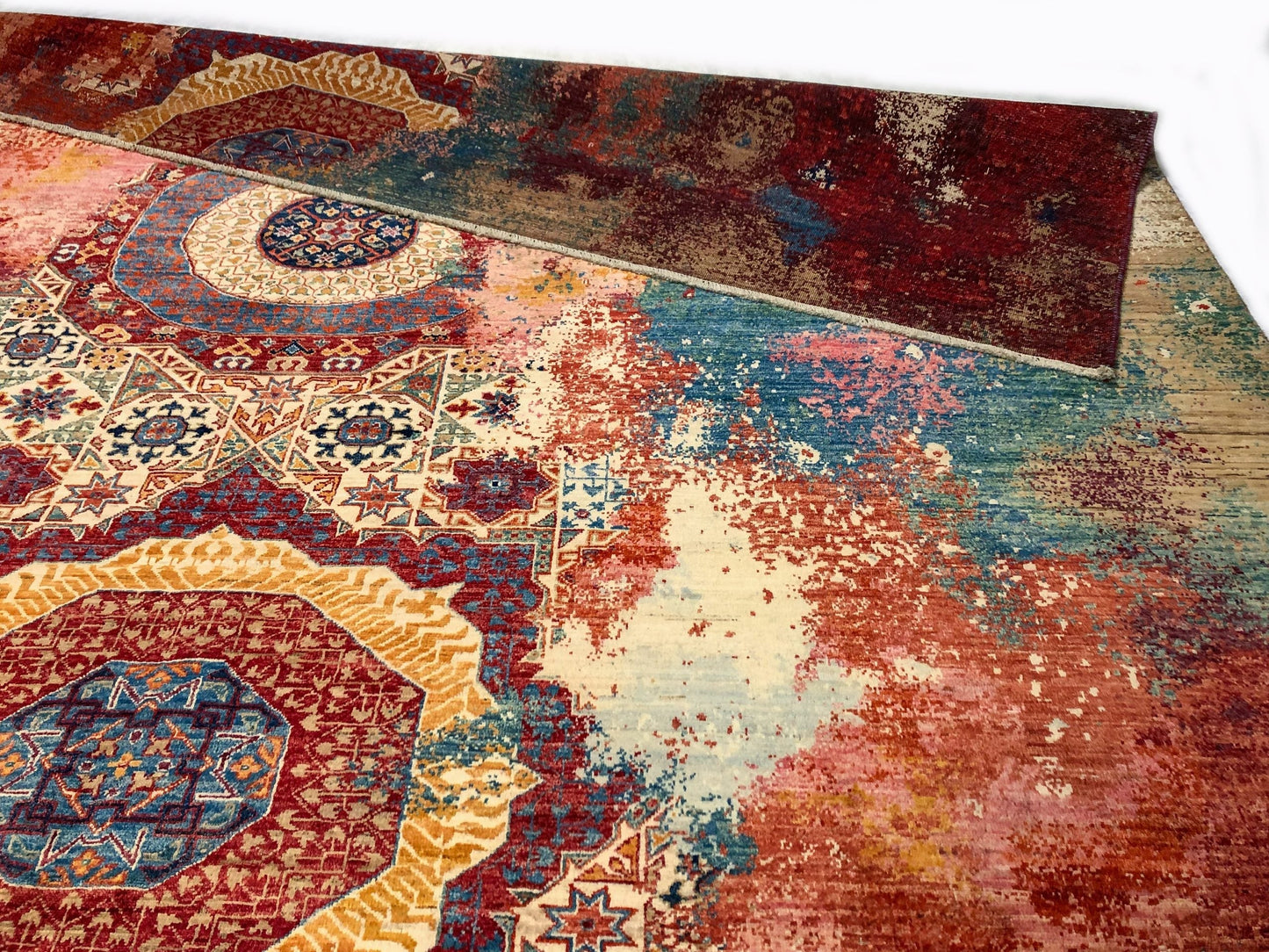 Celestial Mamluk (9'09"x13'06") red/multicolor