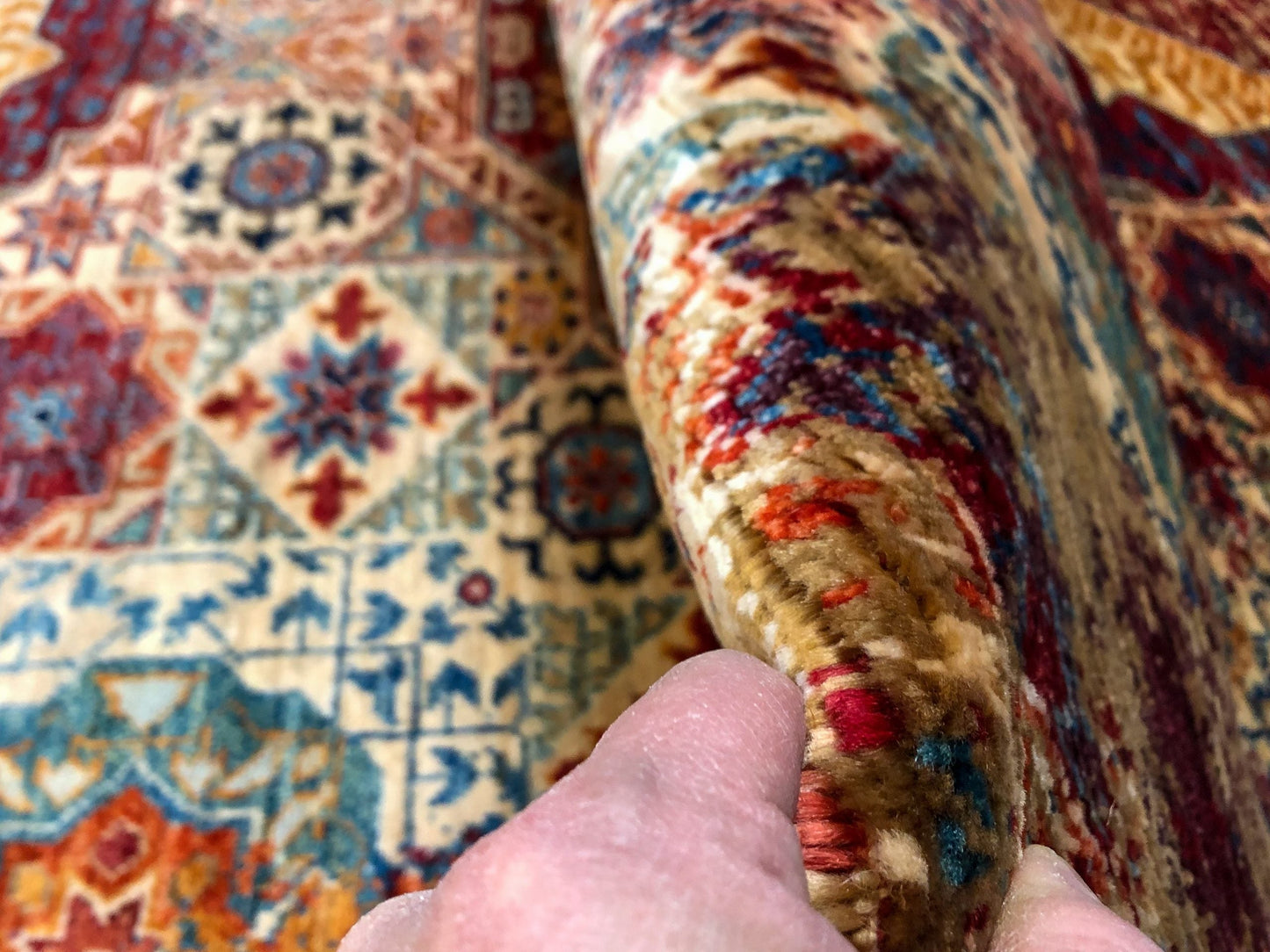 Celestial Mamluk (9'09"x13'06") red/multicolor