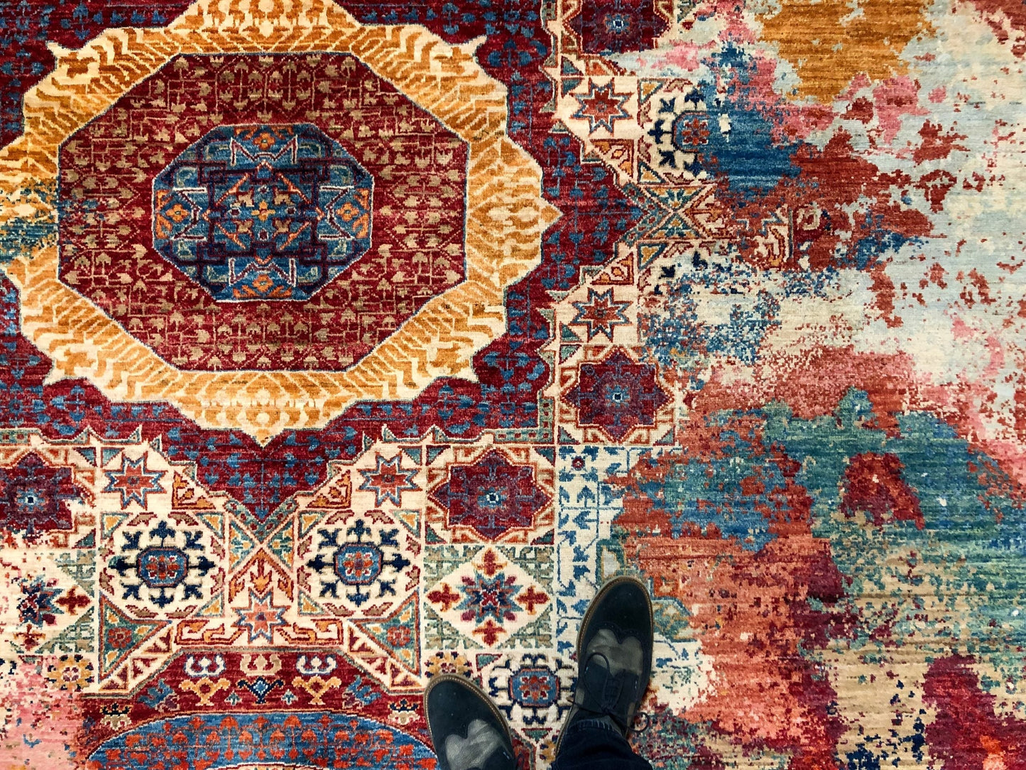 Celestial Mamluk (9'09"x13'06") red/multicolor