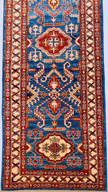 Super Kazak (17' Runner) blue/ivory