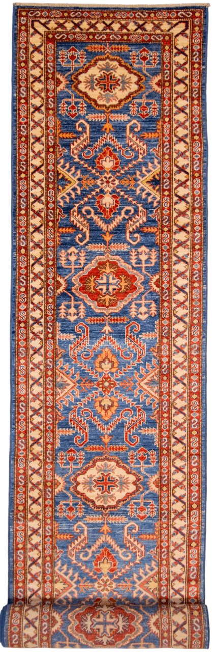Super Kazak (17' Runner) blue/ivory