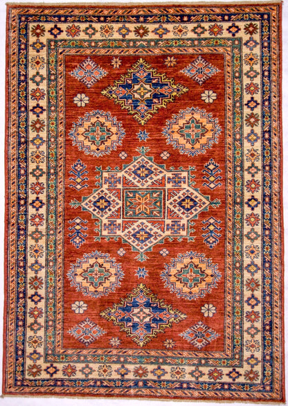 Super Kazak (4x6) red/ivory