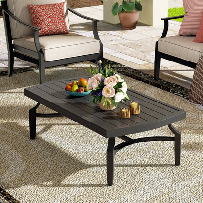 Tamarin 5-Seats Conversation Sofa set with 2 Ottomans