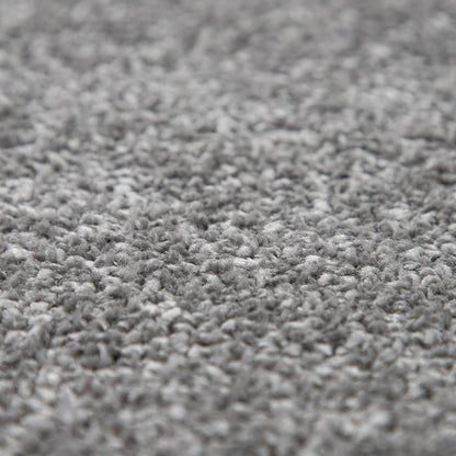 Solid Flatweave Rug Porto for Living Room - Anthracite