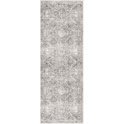 Versailles Winter modern in Grey : Runner Rug