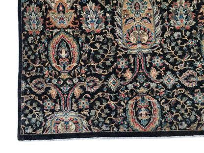 Jabari Kirman (9'07"x13'09") black/multicolor