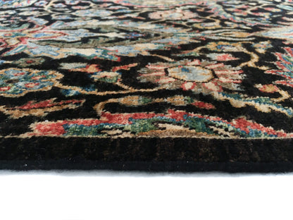 Jabari Kirman (9'07"x13'09") black/multicolor