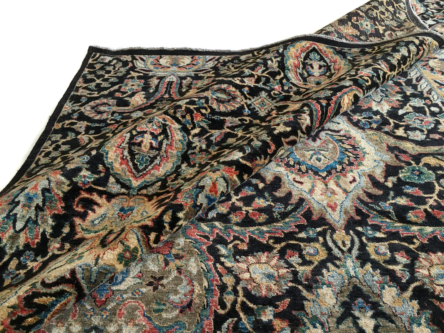 Jabari Kirman (9'07"x13'09") black/multicolor