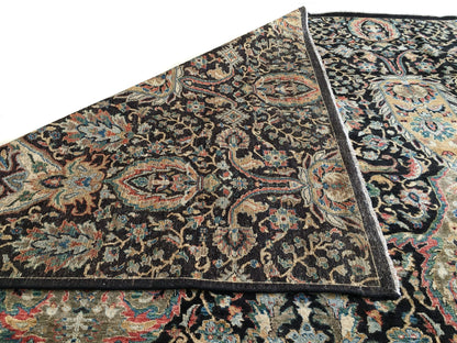 Jabari Kirman (9'07"x13'09") black/multicolor