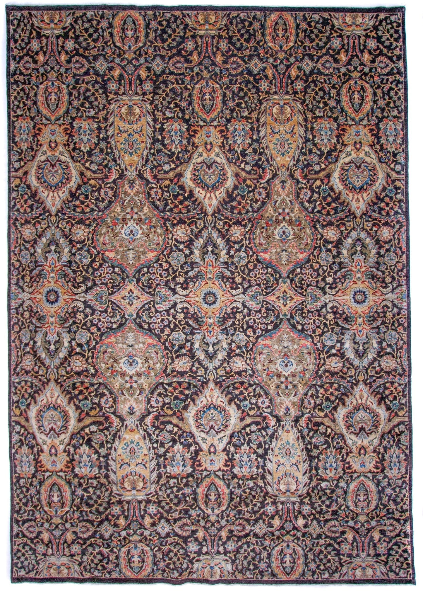 Jabari Kirman (9'07"x13'09") black/multicolor