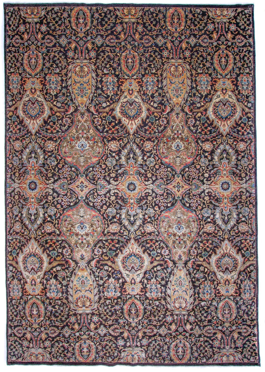 Jabari Kirman (9'07"x13'09") black/multicolor