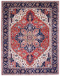 Serapi (9'00"x11'07") red/ivory/navy