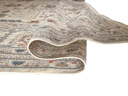 Afgahn Oushak (9'10"x14'00") ivory