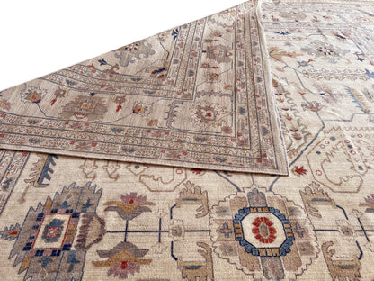 Afgahn Oushak (9'10"x14'00") ivory