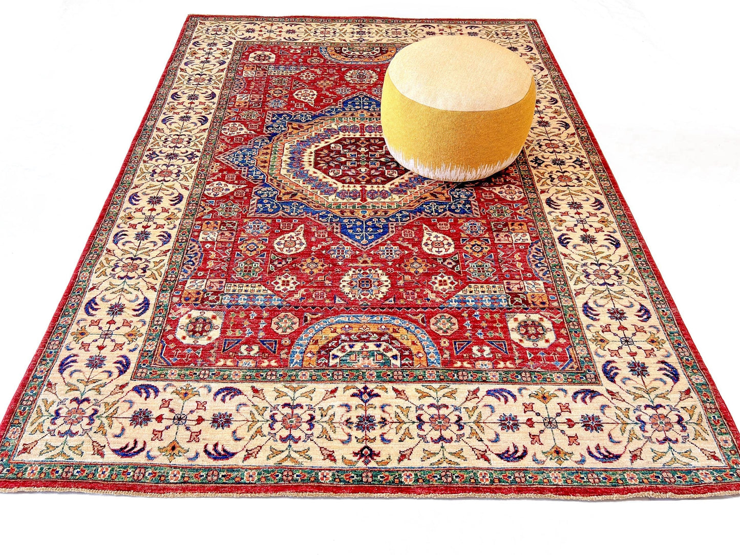 Mamluk (5'10"x8'02") red/ivory