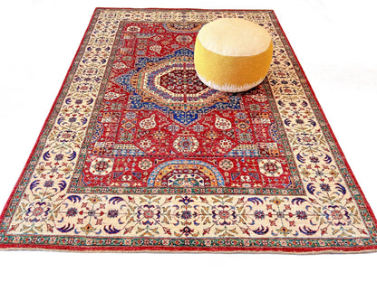 Mamluk (5'10"x8'02") red/ivory
