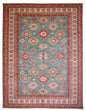 Super Kazak (10x13) green/ivory