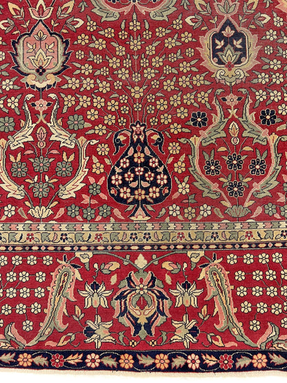Antique Amritsar (10'00"x16'02") deep red